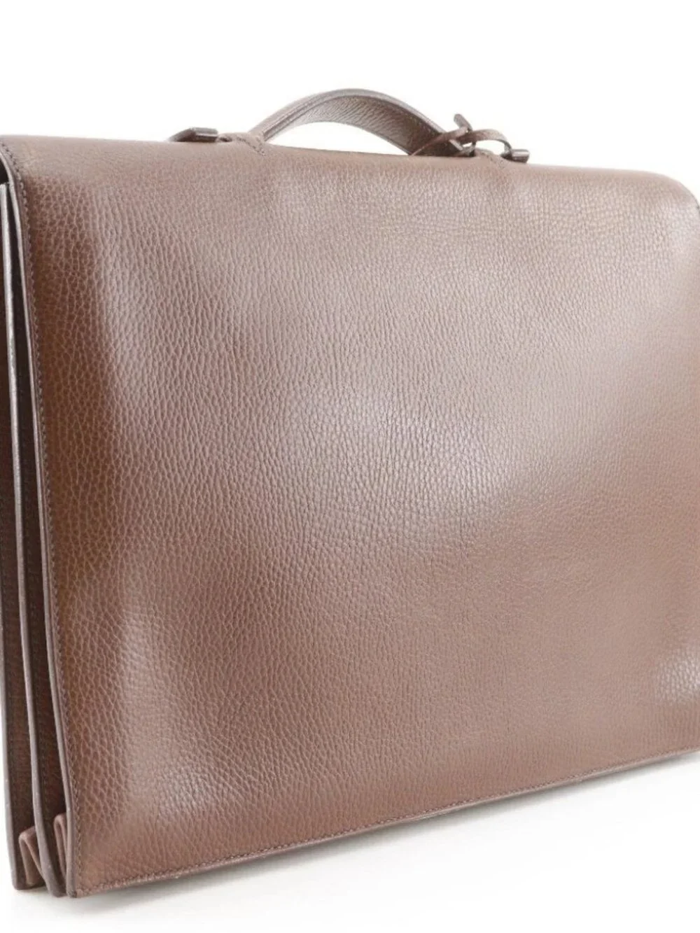 HERMES Sac A Depeche 38 Business bag Brown Fjord mens